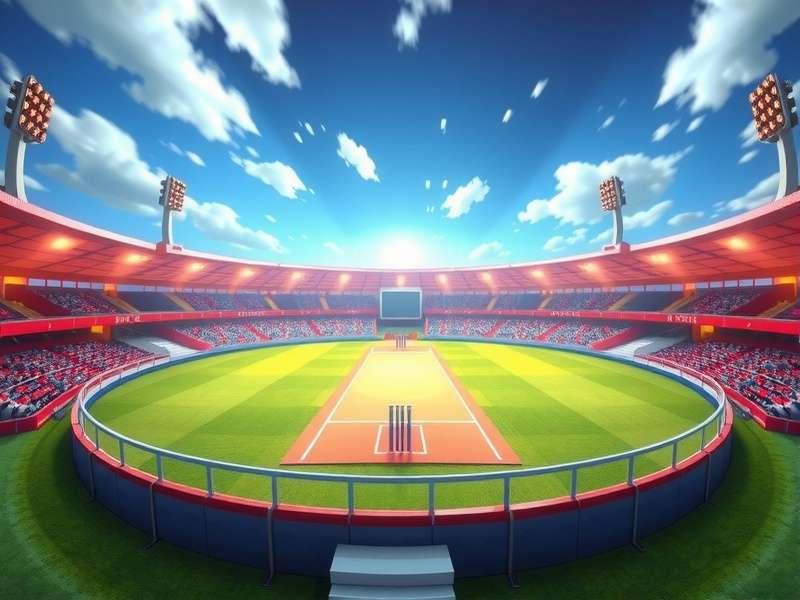 Virtual Cricket Arena Home Screen